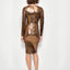 MRS. SMITH STRETCH LEATHER DRESS