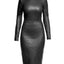 MRS. SMITH STRETCH LEATHER DRESS