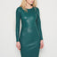 MRS. SMITH STRETCH LEATHER DRESS