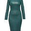 MRS. SMITH STRETCH LEATHER DRESS