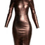 MRS. SMITH STRETCH LEATHER DRESS