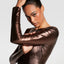 MRS. SMITH STRETCH LEATHER DRESS