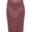 CURVE CLAUDE STRETCH LEATHER SKIRT