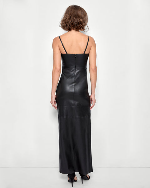 APHRODITE STRETCH LEATHER DRESS