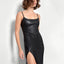 APHRODITE STRETCH LEATHER DRESS