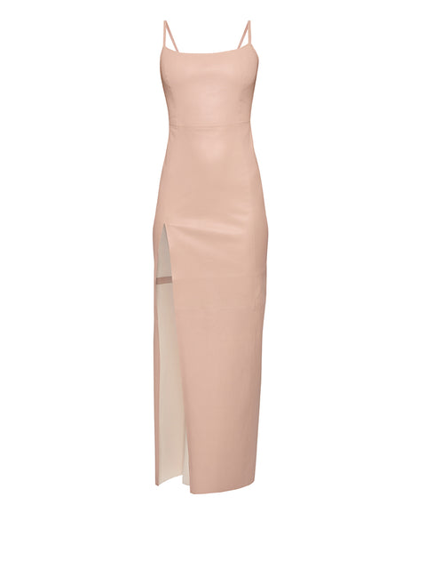 APHRODITE STRETCH LEATHER DRESS