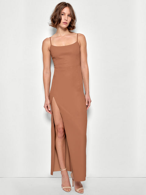 APHRODITE STRETCH LEATHER DRESS