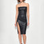 AURA STRETCH LEATHER DRESS