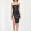 AURA STRETCH LEATHER DRESS