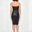 AURA STRETCH LEATHER DRESS