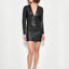 DEMETER STRETCH LEATHER DRESS