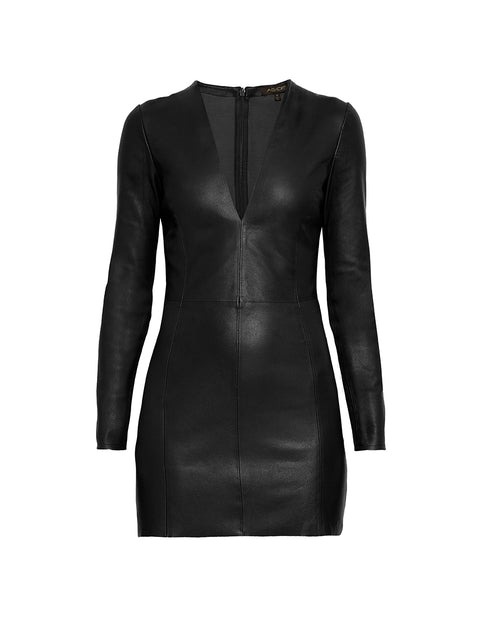 DEMETER STRETCH LEATHER DRESS