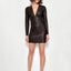 DEMETER STRETCH LEATHER DRESS