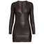 DEMETER STRETCH LEATHER DRESS