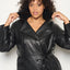 CURVE MILLER RECYCLED LEATHER TRENCH COAT