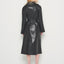 MILLER RECYCLED LEATHER TRENCH COAT