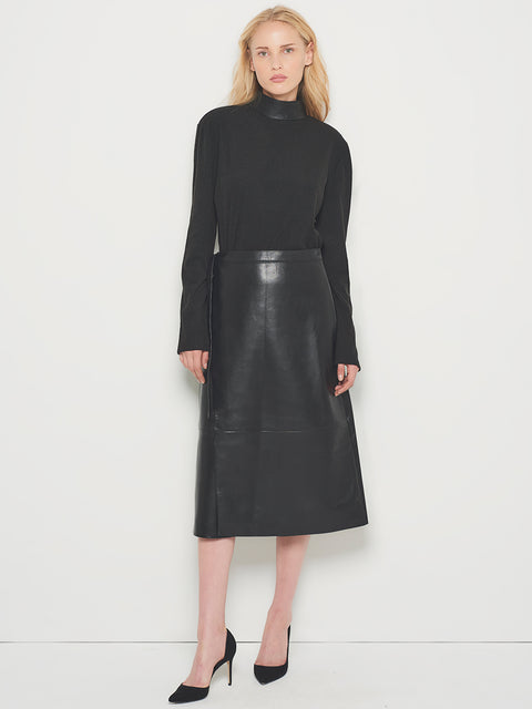 CURVE TALLULAH RECYCLED LEATHER SKIRT