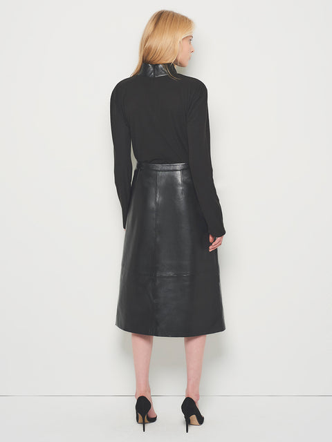 CURVE TALLULAH RECYCLED LEATHER SKIRT