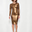 MRS. SMITH STRETCH LEATHER DRESS