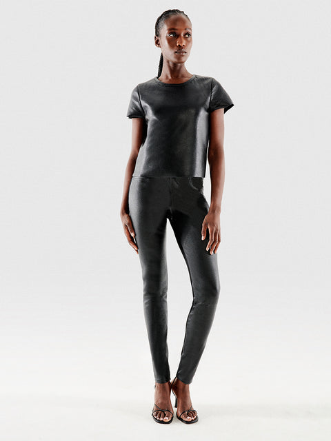 GIGI RECYCLED LEATHER LEGGINGS – AS by DF