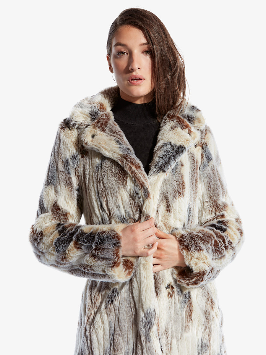 New look fur sales jacket